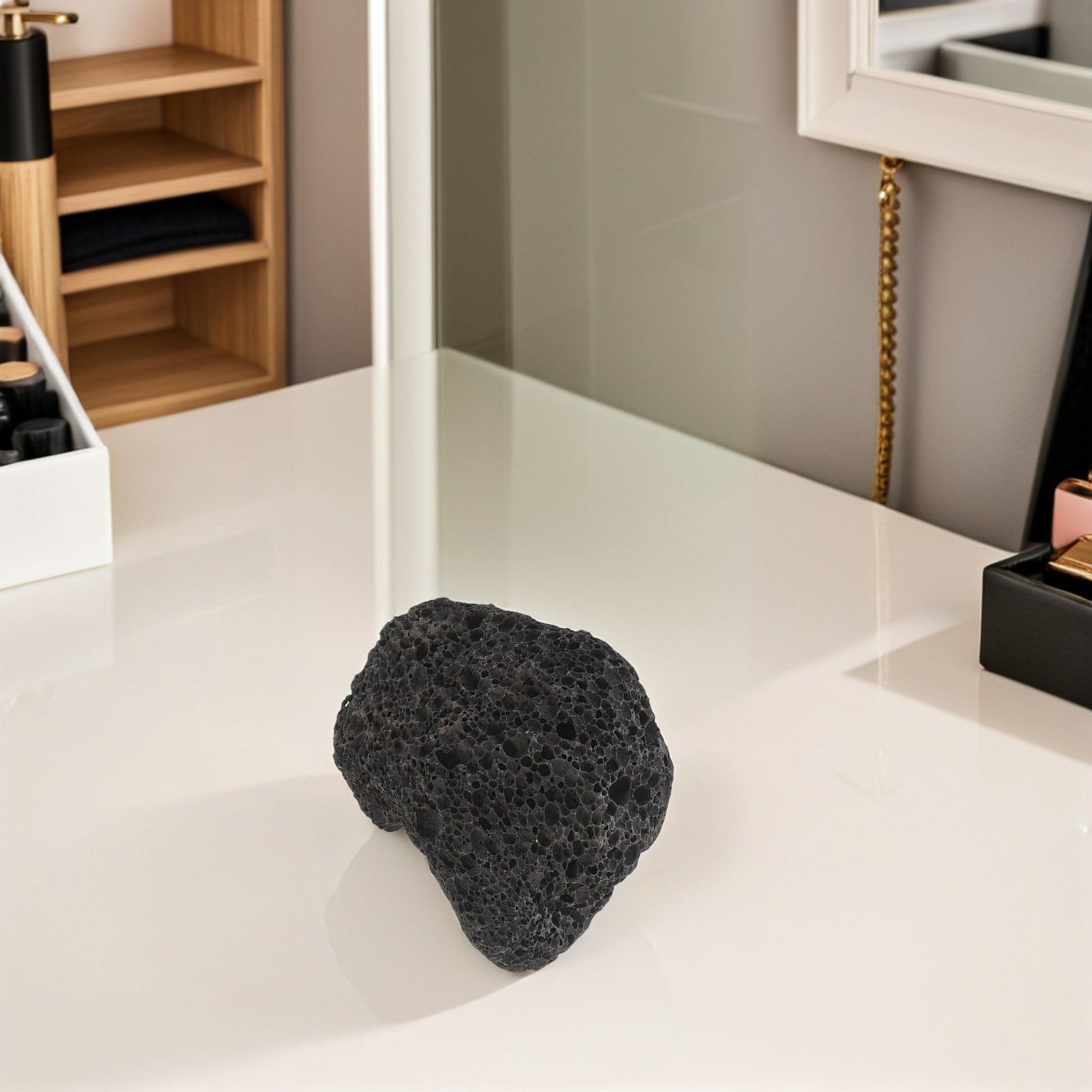 Home Fragrance Diffuser Oil - Passive Aromatherapy Stone Diffuser Black Volcanic