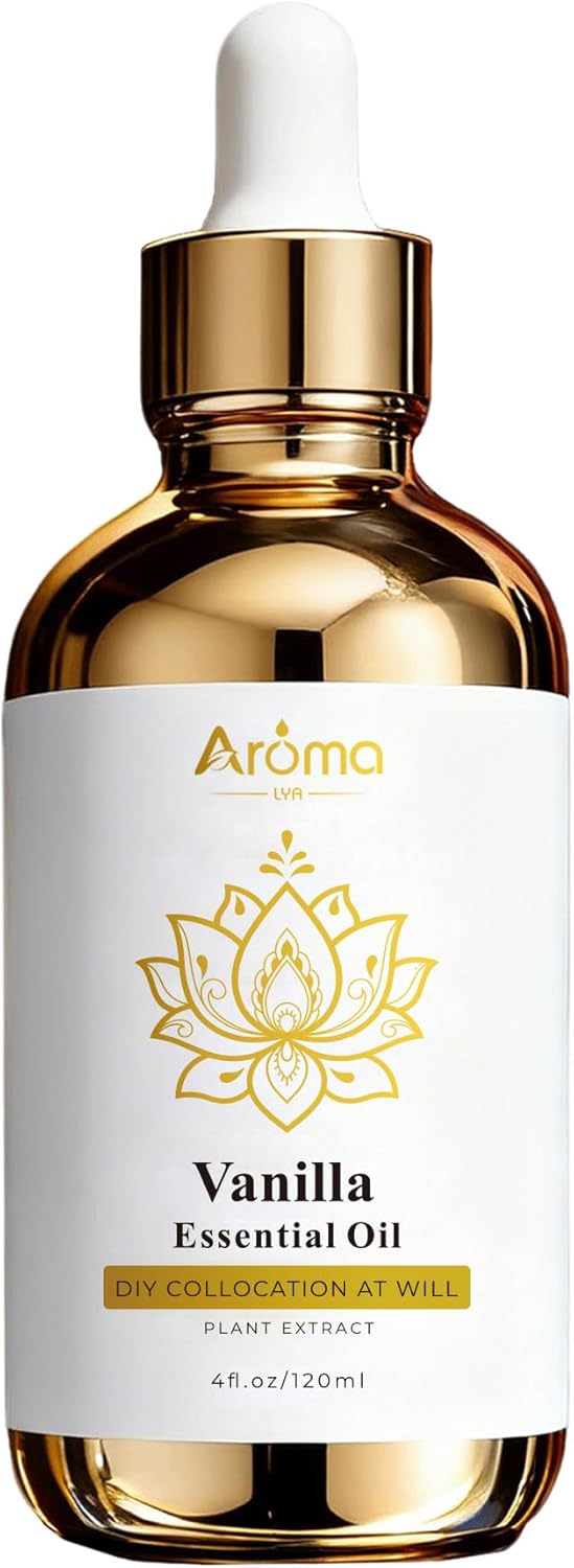 Home Fragrance Warm Vanilla - 100% Pure Vanilla Essential Oil, 4