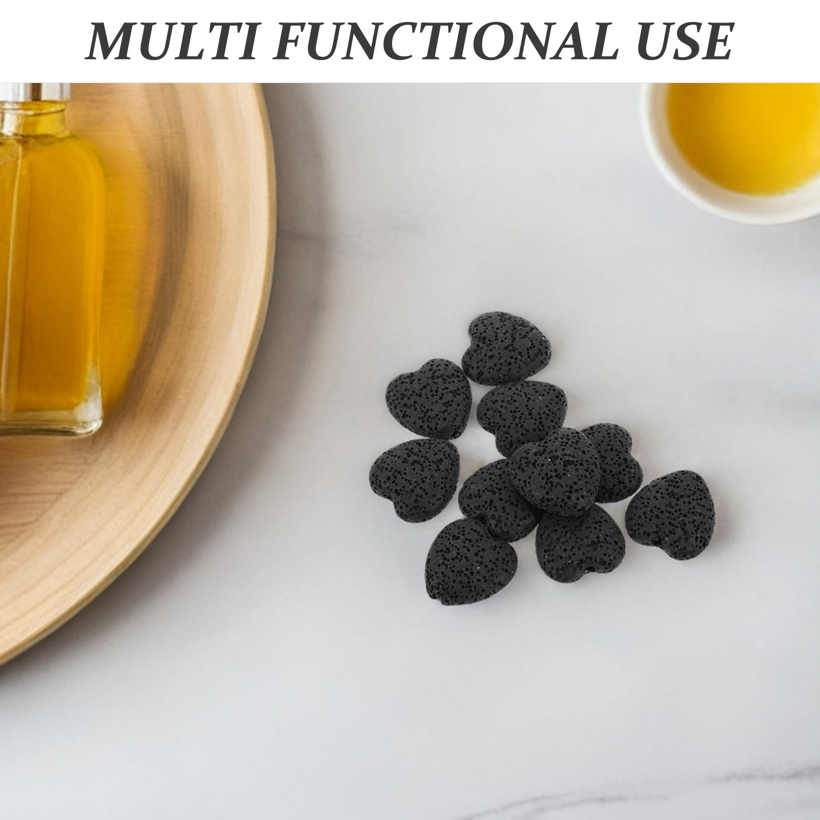 20Pcs Heart Volcanic Lava Rock - đánh giá và giá Home Fragrance Diffuser Oil