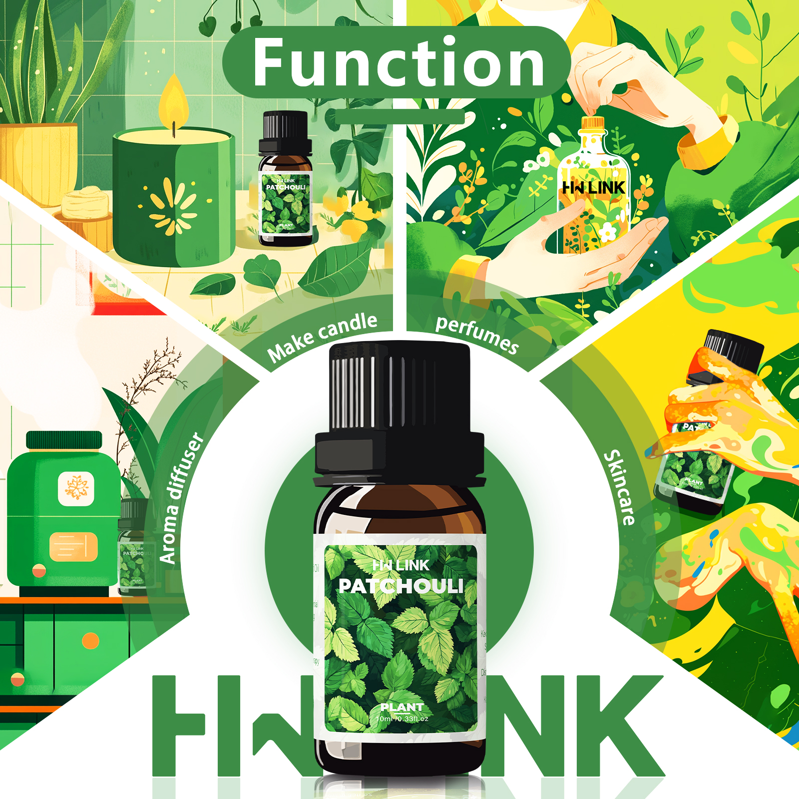 10ml Patchouli Essential Oils  - đánh giá và giá Home Fragrance Diffuser Oil
