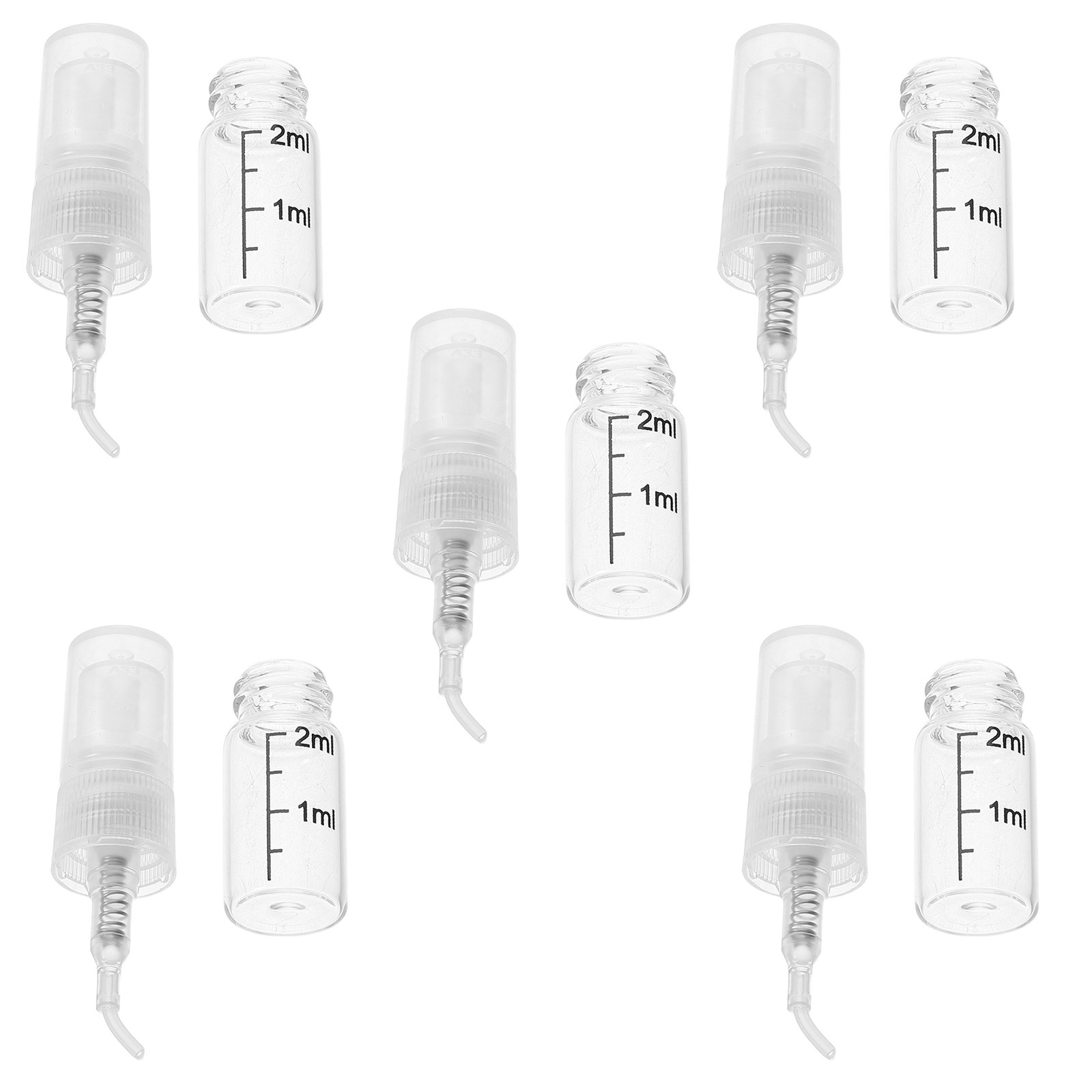 5Pcs Portable Spray Bottle Set - đánh giá và giá Perfume Atomizer Travel