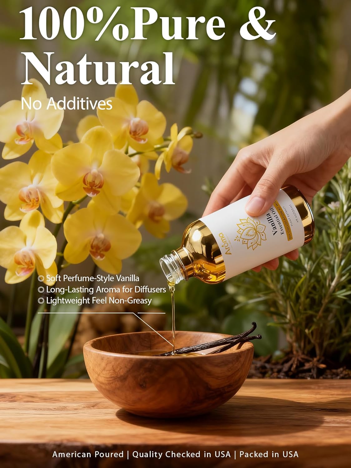100% Pure Vanilla Essential Oi - đánh giá và giá Home Fragrance Warm Vanilla