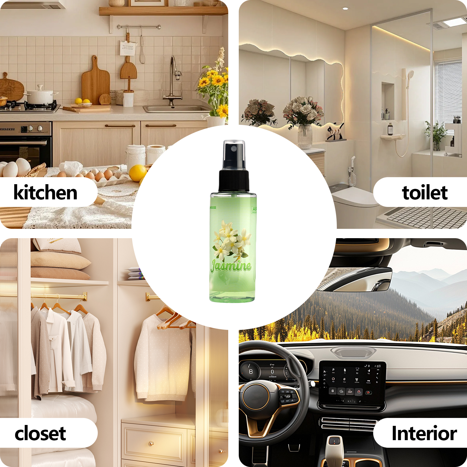 100ml JASMINE-Scented Hand-Spr - đánh giá và giá Home Fragrance M&S Disinfectant Hack