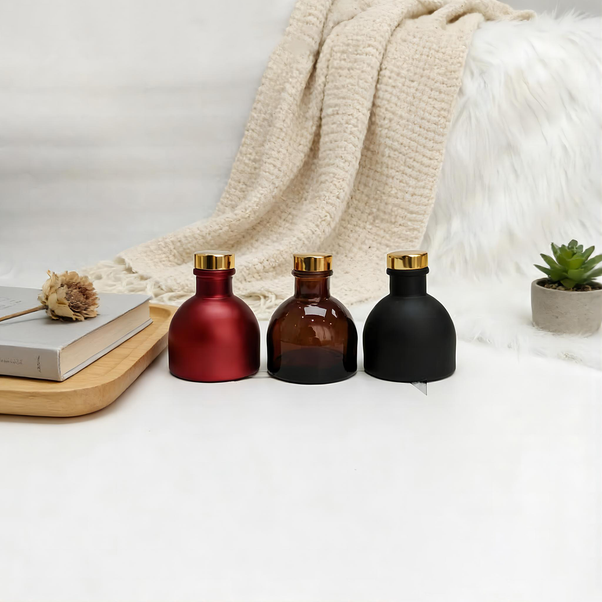6Pcs 50ml Mixed Color Frosted  - đánh giá và giá Home Fragrance Sale