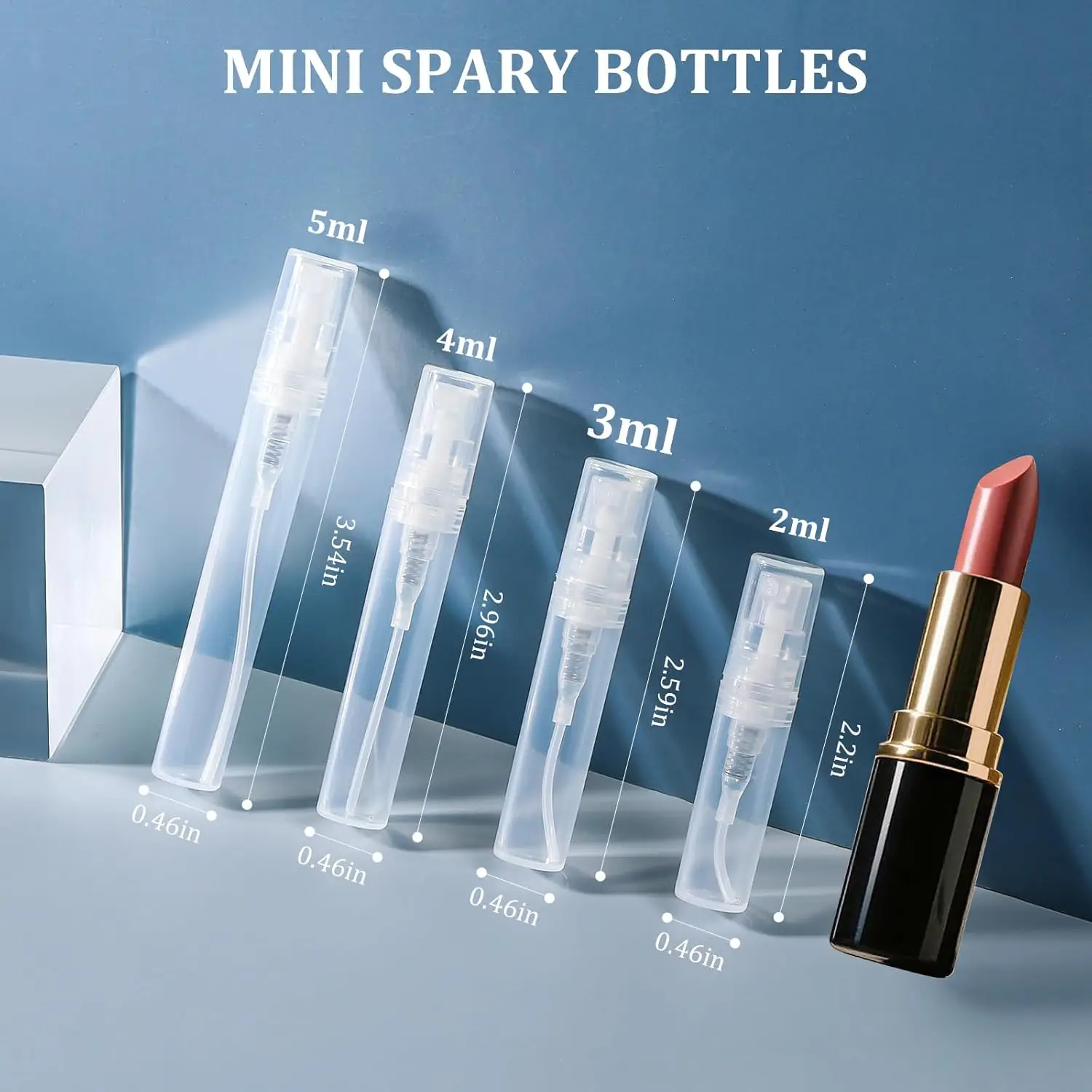 3 ml Mini Spray Bottles, 10 Pa - đánh giá và giá Perfume Atomizer Travel