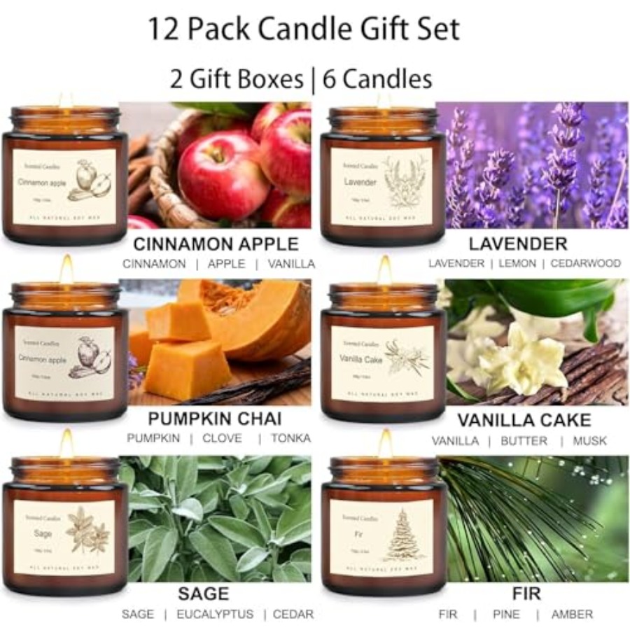 Scented Candles Gift Set for H - đánh giá và giá Home Fragrance Gift Box