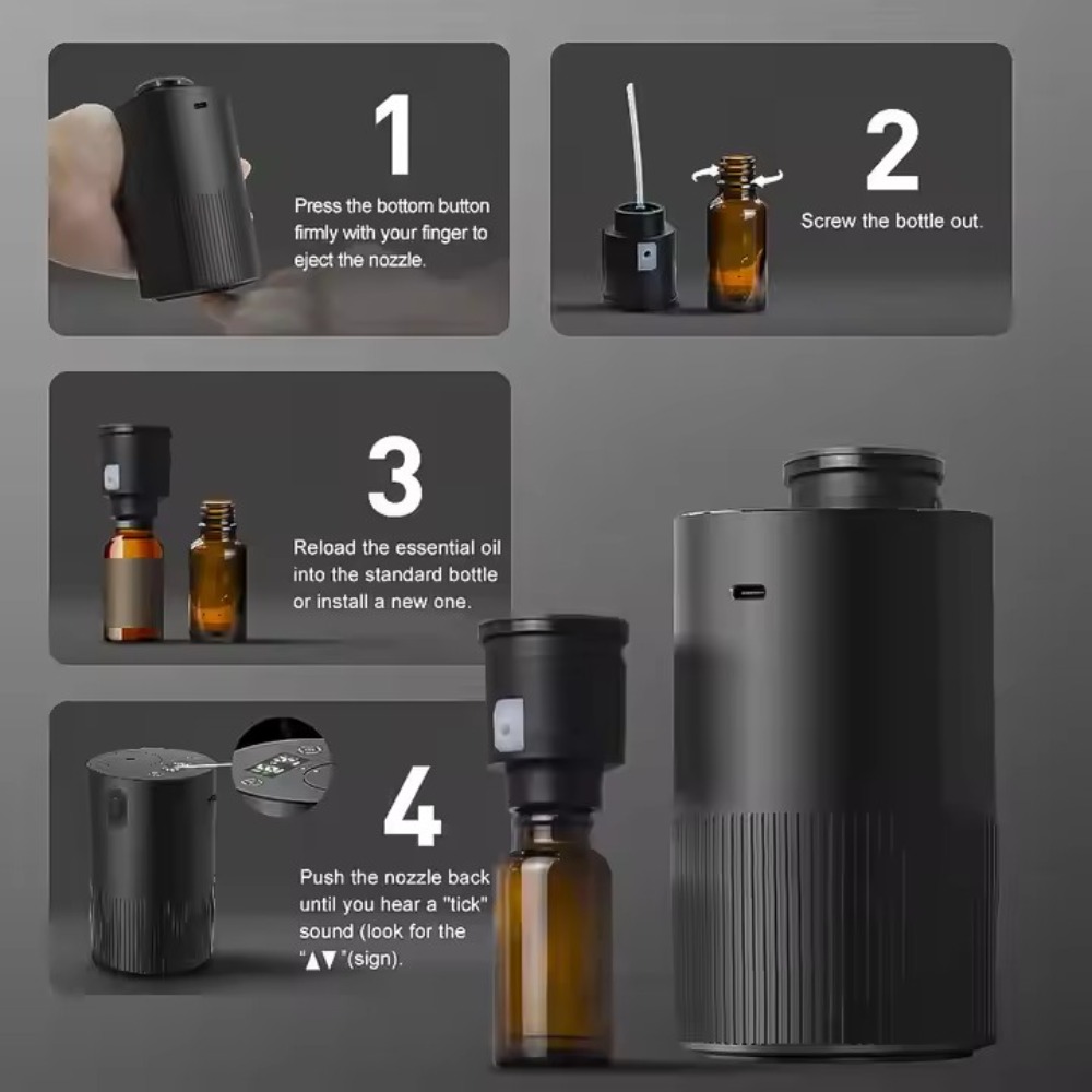 Portable Essential Oil Diffuse - đánh giá và giá Home Fragrance Diffuser Oil